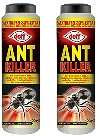 Ant Killer Powder for Indoor and Outdoor Use - Strongest Ant Killer for Lawns, Home, Garden to Kill Ants, Cockroaches, Woodlice, Earwigs and Crawling Insects (Pack of 2)