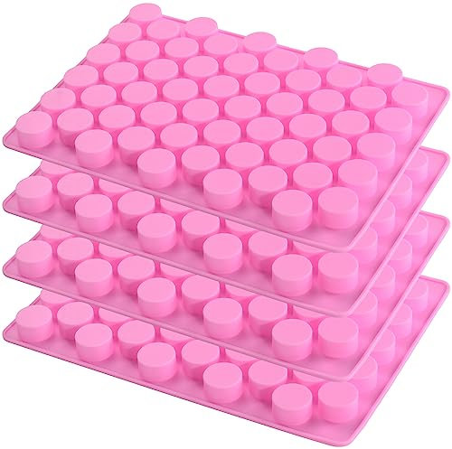 ionEgg Silicone Gummy Mold for Keto Snacks, Apple Cyliner Vinegar Gummies, Chocolates, Hard Candy, Candy Making Supplies, with 2 Droppers Pack of 4