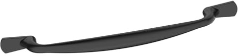 FURNIWARE 10 Stück Schrankgriffe,128 mm Bohrlochabstand Schubladengriff,Matt Schwarz Möbelgriff Schubladengriffe für Türen, Kommoden, Küchen, Truhen, Schränke