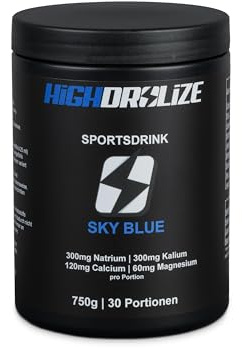 HIGHDROLIZE SPORTSDRINK | Premium Elektrolyt-Pulver für Sport und schnelle Energie | Sky Blue | Anti Kater | Bessere Erholung |30 Portionen