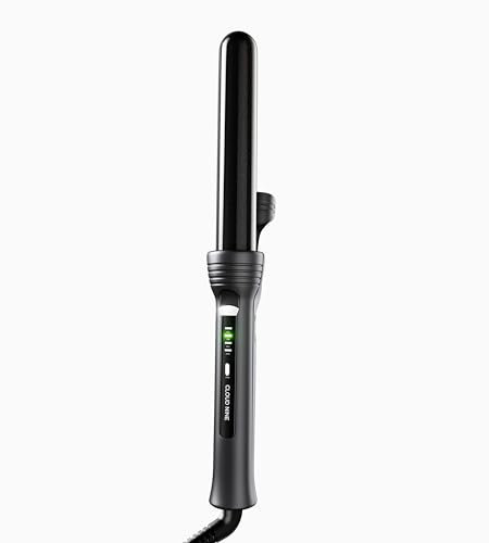 CLOUD NINE The Curling Wand Hair Curler Starlight Collection Grey | Styling Tool Variable Temperature Control 125°C to 175°C Range of Hair Types Shiny Healthy Results | Ceramic Barrel Pivoting Cord