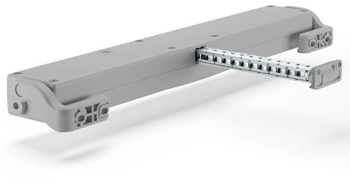 Elektrischer Fensteröffner | STAR 30 230V comunello Mowin | Fensterantrieb mit Kettenantrieb | einstellbarer Hub | 300N Schub-/Zugkraft | Kipp-/ Klapp-/ Dachfenster (Grau)