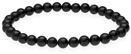Lebensquelle Plus Kugelarmband | Perlen Armband 6 mm | Hochwertiges Edelsteinarmband | Natur Stein Edelsteinarmband dehnbar