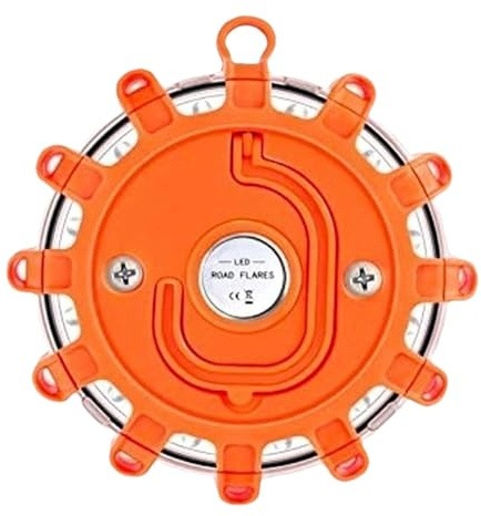 Feu clignotant routier, fusées éclairantes en bordure de route - Voyant d'avertissement de sécurité LED clignotant - Balise clignotante pour véhicules étanche avec crochet, 9 modes d'éclairage, lumièr