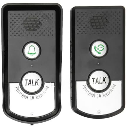 Intercoming System Radio Bell, Wireless Intercom in The House 2-Way Radio Intercom House Telephone Door Bell System, for Patients Seniors Children's Room