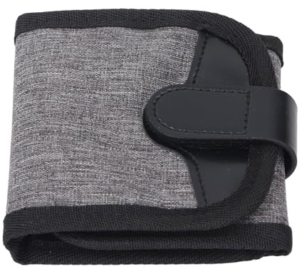 Qukaim Filter Storage Bag, Compact Waterproof Shockproof Lens Filter Organizer Pouch for 3 Filters ≤72mm, UV CPL ND Filter Wallet, Filter Holder Bag, Storage Pouch