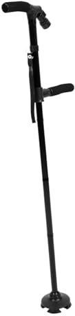 PACKOVE Bastón de Marcha Plegable con Luz Led, Aleación de Aluminio, Mango Ergonómico y Agarre Antideslizante para Mayores, Caminatas y Senderismo