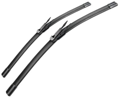 Limpiaparabrisas de coche for MK3 2015-2018 30 + 30 limpiaparabrisas traseros delanteros cepillos cortador accesorios 2015 2016 2017 2018