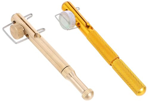 Alipis 2 pièces Outil de Liage de Noeud pour Hameçon Aluminium et Cuivre Portable et Manuel Accessoire de Compact pour Débutants et Pêcheurs