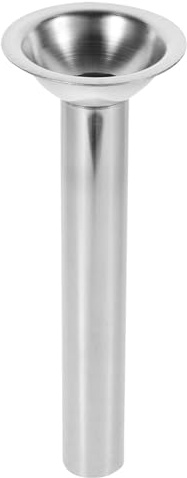 STOBAZA Imbuto per Insaccatrice in Acciaio Inox 304 per Salsicce Tubo Riempimento Manuale Compatto 22 CM-58 CM Accessorio Cucina per Produzione Salumi Fai da Te