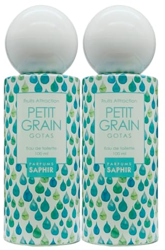 2x EDT Fruits Attraction PETIT GRAIN GOTAS, Un Intenso Aroma Agrumato Di Arancia e Foglie Verdi Naturali Che Permane Sulla Pelle Grazie All'Alto Contenuto Di Oli Essenziali 100ml