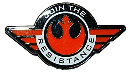Star Wars Join The Resistance Rebel Logo Metal Enamel Costume Pin