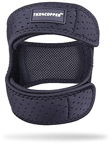 Thx4COPPER Kompression Patella Kniebandage für Meniskus, Leicht, Atmungsaktiv, für Knie Unterstützung Laufen, Jumper, Gymübung, Schwache Knie, Instabilität des Knies