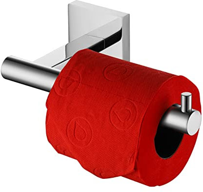 KOKOSIRI Toilet Paper Holder for Bathroom Toilet Roll Holder Hold Mega Rolls Polished Chrome Stainless Steel B2005CH