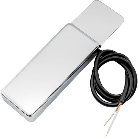 Artec MHFA95 Alnico 5 Seitliche Montage Mini Humbucker Tonabnehmer Hals Pickup 7,2K für Johnny Smith Style Jazz Gitarre, Chrom