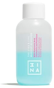 3INA MAKEUP - The Eyes & Lips Make Up Remover (mini) - Non Greasy Biphasic Formula - Waterproof Makeup Remover - Sensitive Eyes - Travel Size