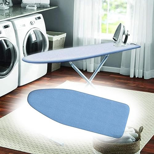 EMENAR Blauer Bügelbrettbezug 90x30cm 100x34cm 110x34cm 120x38cm Ersatz-Bügelbrettbezug Mit Polsterung Elastischem Gummizug, Eingebauter Hitzereflektion (Size : 48x15(120x38cm))