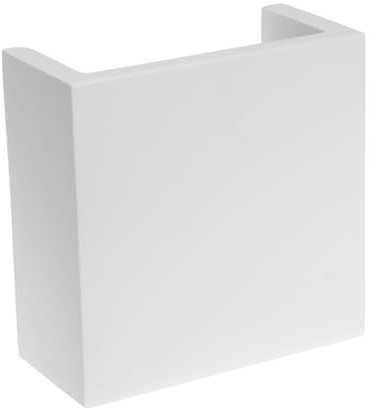 Applique Murale LED 7W Plâtre Éclairage Double Face Esmeralda Blanc