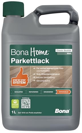 Bona Home - Vernice per parquet, finitura opaca, 1 l