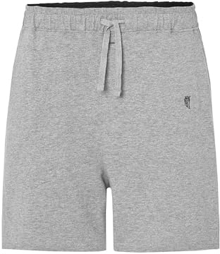 El Búho Nocturno Pantalon Pijama Hombre Corto Verano Tela Algodón Bolsillos Bragueta Abierta Botones o Pantalón Pijama Shorts Hombre Punto Parte Abajo Pijamas Caballero