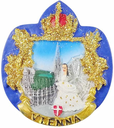 Kühlschrankmagnet Wien Österreich Tourismus Tourist Souvenir Kühlschrank Dekoration 3D Magnet Aufkleber Handwerk