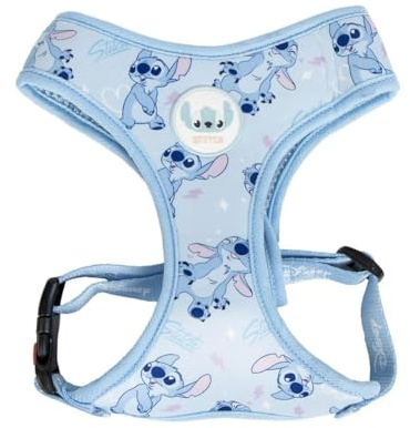 CERDÁ Life'S Little Moments | Arnés para Perros Stitch Talla XS/S Diseño Exclusivo, Cómodo y Ajustable - Arnés Perro Stitch Ideal Paseos y Entrenamiento, Material Resistente y Transpirable