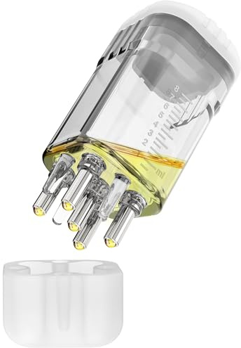 Aplicador de minoxidil, pequeña herramienta rápida y eficiente, sin desorden con el suero para el cabello, botella pincel aplicador para el cabello