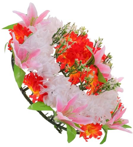 GRIRIW Funeraria Artificiali Per Cimitero Per Commemorazioni e Attività Funebri Decorazione Lillà