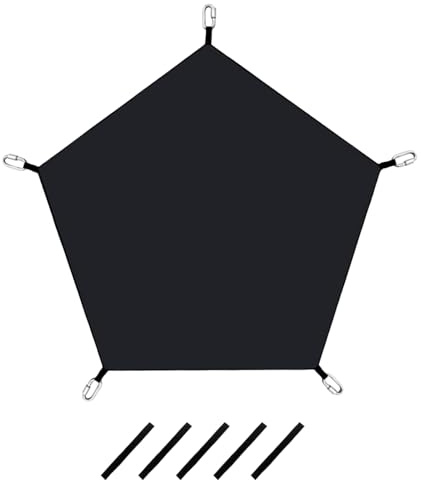 Outdoor Play Dome Hammock - Climbing Dome Accessory, Strong Load Holder | Hanging Hammock with Straps and Rings, 300 Lbs Support Weight for Kids Sports Swing Yard, Jungle, Gym Play Dome Setup