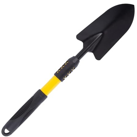 Dunnet Tools Garden Trowel Heavy Duty With Long Handle Carbon Steel Head Trowels Gardening Tools Set Durable Hand Trowel For Gardening Planting Uprooting Weeding Digging