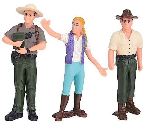 minkissy 3 Stück Landarbeiter Modellfiguren Aus Langlebigem Kunststoff Realistische Bauernhof Figuren Für Kinder Lernspielzeug Und Miniatur Landschaftsdekor