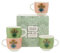 William Morris At Home Coffe Cup 4X 100ml, Fine China, Espresso Cups, Tea or Coffee, Dishwasher and Microwave Safe, Vegan and Cruelty Friendly, Housewarming or Wedding Gift