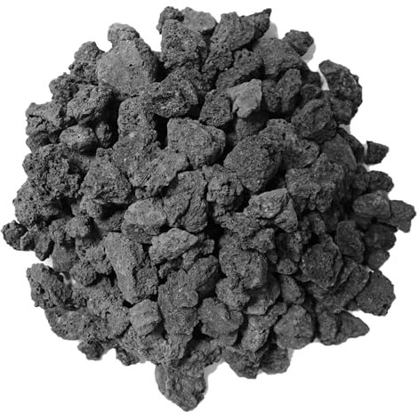 soFlare Lavasteine für Feuerstelle - 4,5 kg Sack Deko Vulkangestein für Garten, Aquarium, Kamin - Natürliche schwarze Felsen Made in USA - Rustikale natürlich aussehende Feuerstelle Felsen für Innen