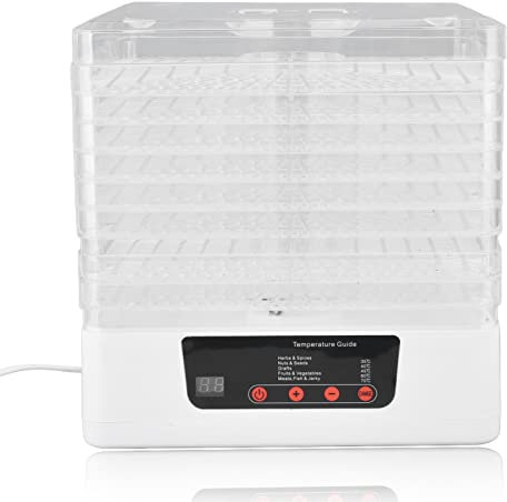 Disidratatore alimentare, essiccatore professionale per frutta e verdura in plastica da 350 W, facile controllo, per cucina domestica (spina UK 220 V)