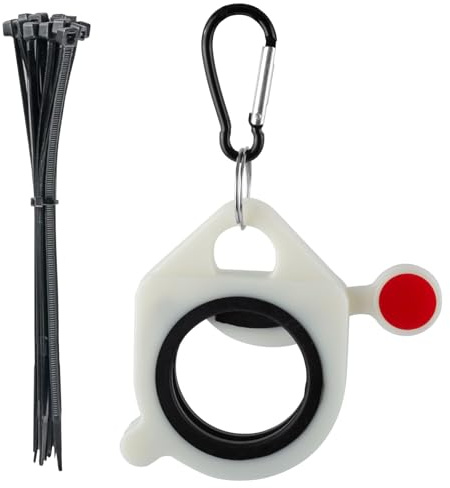 AWAVM Kabelbinder-Organizer-Halter, mit schwarzen Kabelbindern für Kabelbinder-Anordnung,Drahtbinder Halter für Mehrzweck-Innen- und Außenbereich leuchtet im Dunke (1)