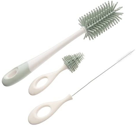 Toyvian Cepillos para Limpiar Botellas Limpiador De Silicona para Biberones Cepillo Biberones para Limpiar De Hecho De Material Seguro De Silicona