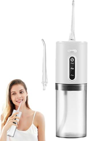 Irrigatore orale senza fili – Flosser ad acqua ricaricabile, idropulsore | per denti | Seta dentale dentale a 3 modalità, pulizia interdentale profonda, pratico e portatile