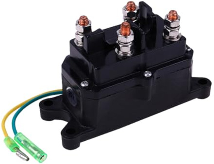 PRETYZOOM 250a Winch Relay Solenoid Contactors for Atv Ut Truck Boat Winches Replacement Solenoid Relay for Vehicles