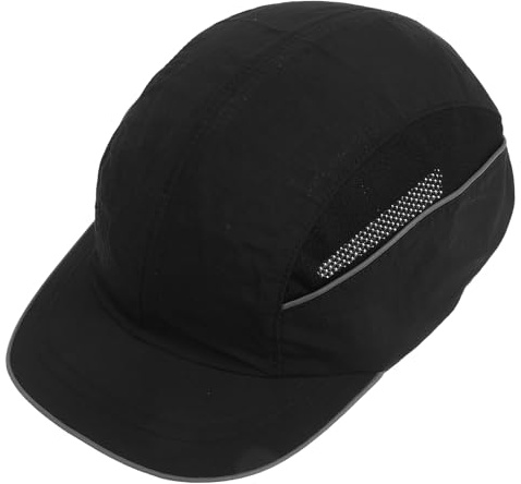 BUGUUYO Gorra de Seguridad Anticombustible y Antiestática con Casco Duro para Trabajo Industrial con Forro Transpirable y Visera Alargada para Protección Construcción y Mantenimiento