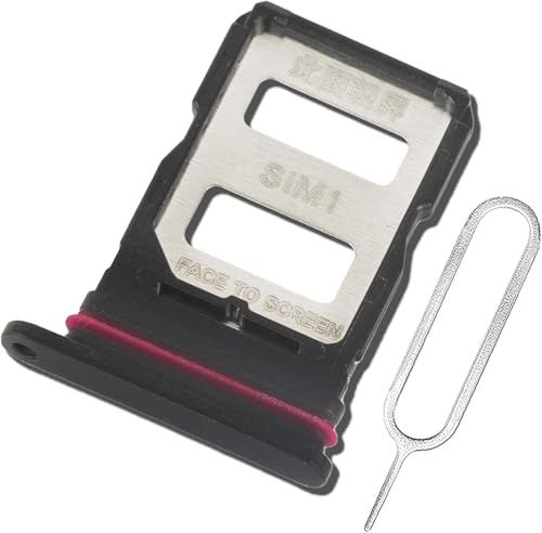 ExtKry Bandeja SIM para Xiaomi Redmi Note 14 Pro 5G/Poco X7,Negro | Calidad original bandeja de tarjeta SIM bandeja para SIM bandeja ranura SIM bandeja tarjeta SIM con aguja eyectora.