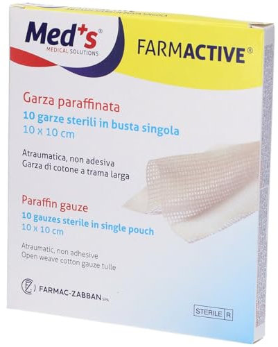 Gaze paraffinée 10 x 10 cm 36 pièces