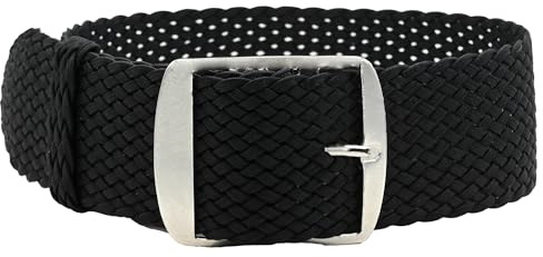 Eichmüller Uhrenarmband aus Perlon/Nylon – 18 & 20 mm Bandbreite – 26 cm Bandlänge – Ersatzband für Damen- & Herrenuhren, in 14 Farben