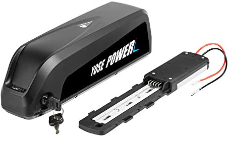 YOSE POWER Ebike 36V 15.6Ah Hailong Plus battery 5 PIN for 350W / 500W / 750W motor fits on Down Tube for VAUN MiFa Prophete EZEGO Pedelec