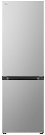 LG GBV3100CPY Frigorifero Combinato, Classe C, Frigorifero No Frost, 344L, Porte piatte, Tecnologia Door & Linear Cooling, Cassetto Fresh Converter, Wine Rack, Compressore Smart Inverter, Argento