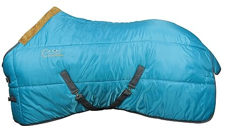 Horses, Coperta Box Coloured 250g, Coperta di Ottima Fattura, Utile per Proteggere il Cavallo dagli Sbalzi di Temperatura