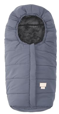 Nuvita 9900 Ovetto One | Sacco Universale per Seggiolini Auto e passeggini | Perfetto per Bambini da 0 a 6 Mesi(80 cm) | Protezione Fino a -10°C anti pioggia e anti vento | Blu