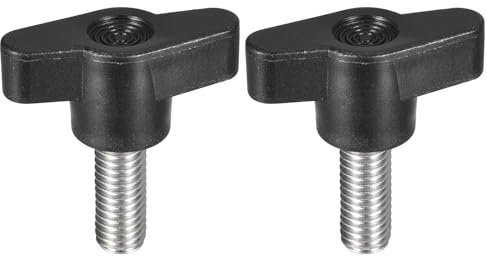 QUARKZMAN 2Pcs Bouton de Serrage à Vis, M8 x 20mm, en Acier Inoxydable 304, Poignée en Forme de T Pour Un Remplacement Rapide Du Bouton de Serrage à Visser à La Main