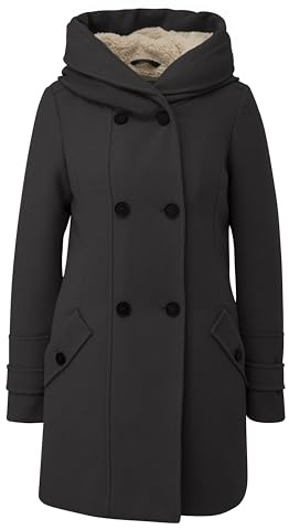 s.Oliver Manteau en laine mélangée avec capuche, 9898, 42
