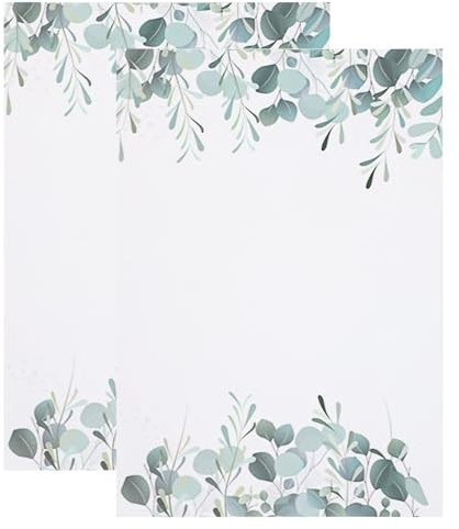 Greyoe Menükarten Papier, 24 Blatt Blanko Menükarten, Speisekarte A5 | Getränkekarten für Hochzeiten, Geburtstage, Jubiläen, Firmenveranstaltungen,21*14.8CM