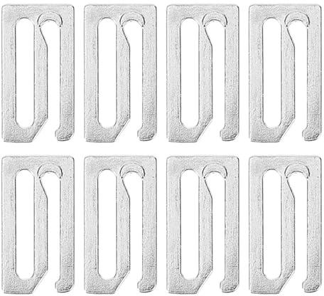 FRCOLOR 8 Stück Metall Friseurumhang Schnallenclips Verstellbare Umhang Verschluss Haken Für Haarschneideumhänge Salon Styling Zubehör Wasserdicht Und Einfach Zu Befestigen